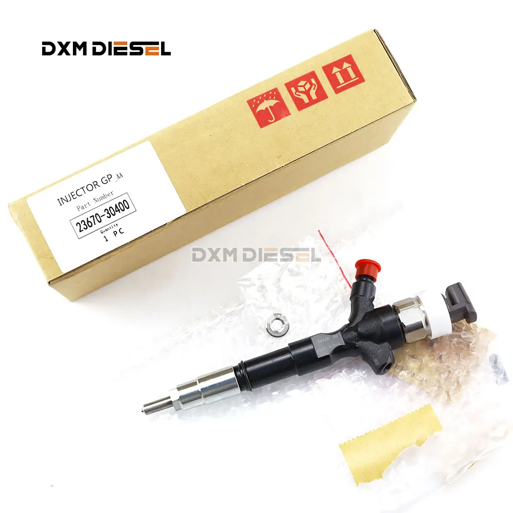 DXM 23670-30400  Diesel Engine Auto Parts Common Rail Injector 23670-30400 factory