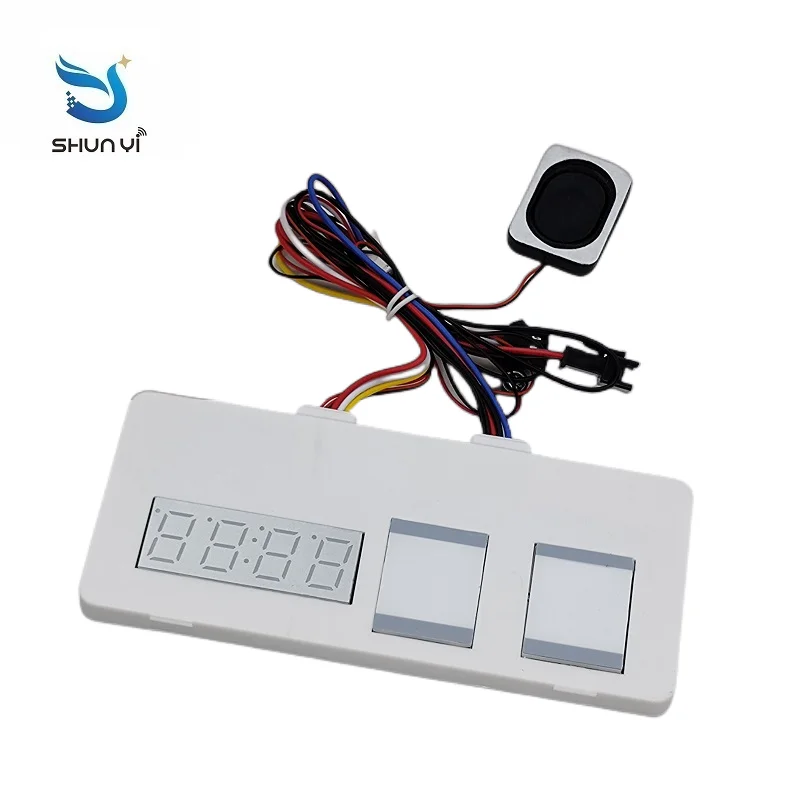 Three color Led lamp Intelligent mirror Time temperature Bathroom capacitive sensor touch dimmer switch