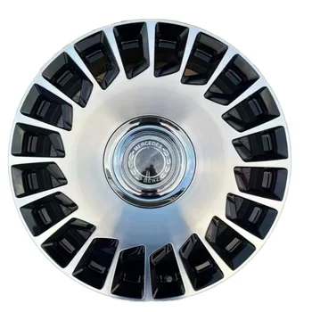 Mercedes-Benz Maybach S350/400/480/S680 Flatbread Wheels 19 Inch Serrated Style Compatible with 5x120/5x112 PCD Includes Bolts