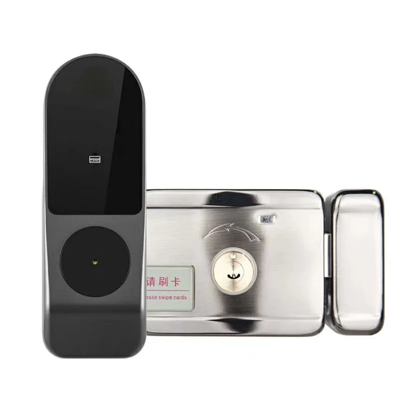 Huarui Lock DC 12V  Keyless Electronic RFID Smart Digital RIM Door Lock
