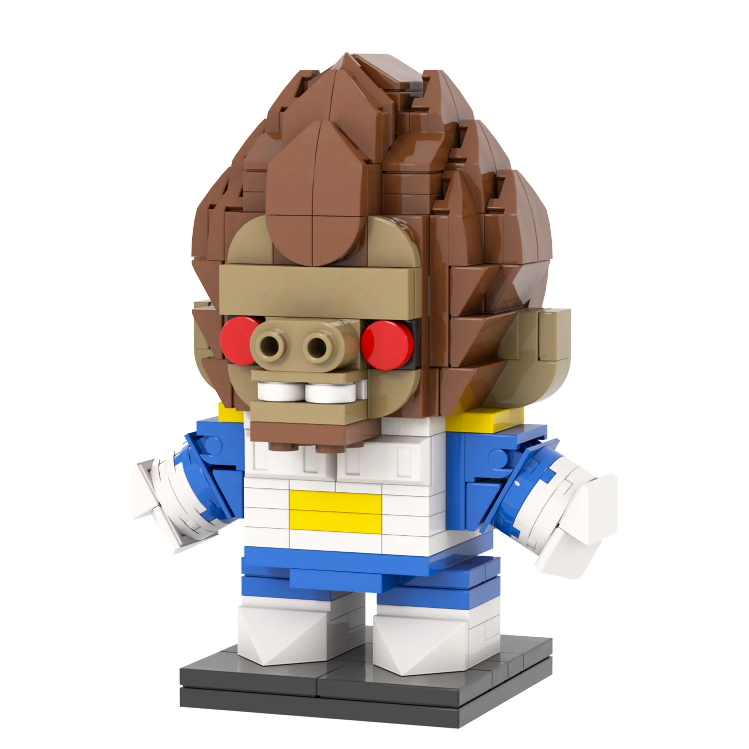 MOC Vegeta IV Great Ape Form Dragon DBZ Head Bricks Anime Action Figures  Building Block Sets Bricks Promotional Toys