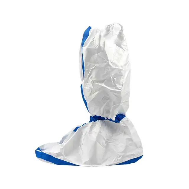Handun HD-BP9162 White Striped Protective Shoe Covers