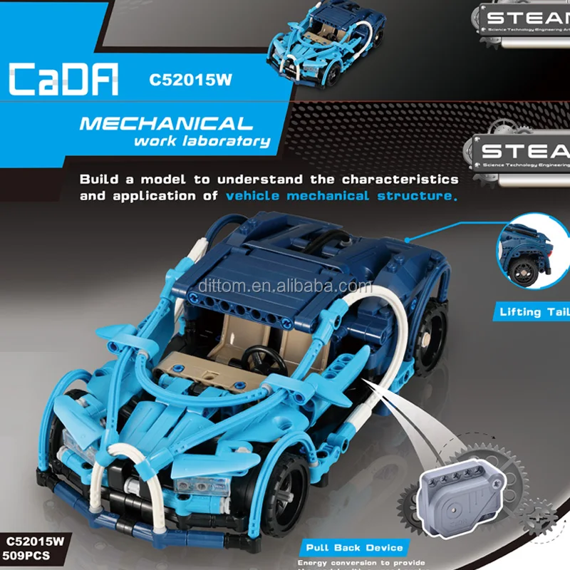 CaDFI Mechanical Work Laboratories Car 6 Model Kit 509 pcs STEAM cheapest 6+