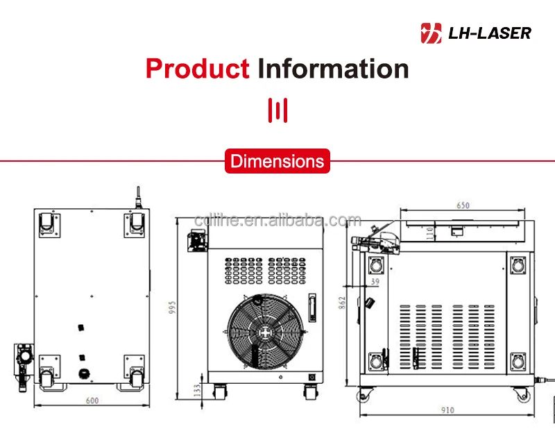 product-750-591.5625 300W Pulsed Laser Rust Removal Machine Handheld/Cart Type for Metal Paint Cleaning OEM ODM
