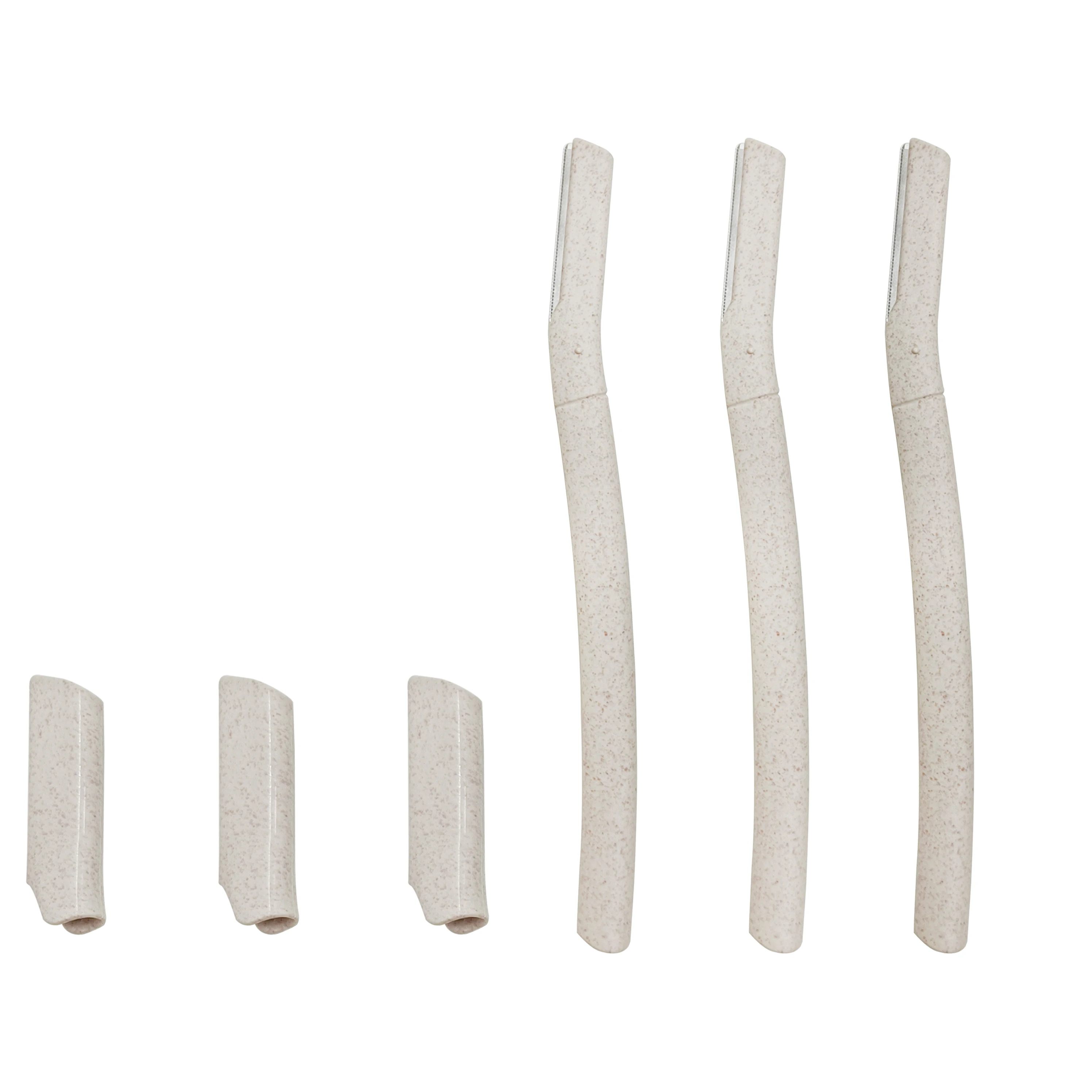 Женский Триммер для бровей на лице набор ножей из пшеничной