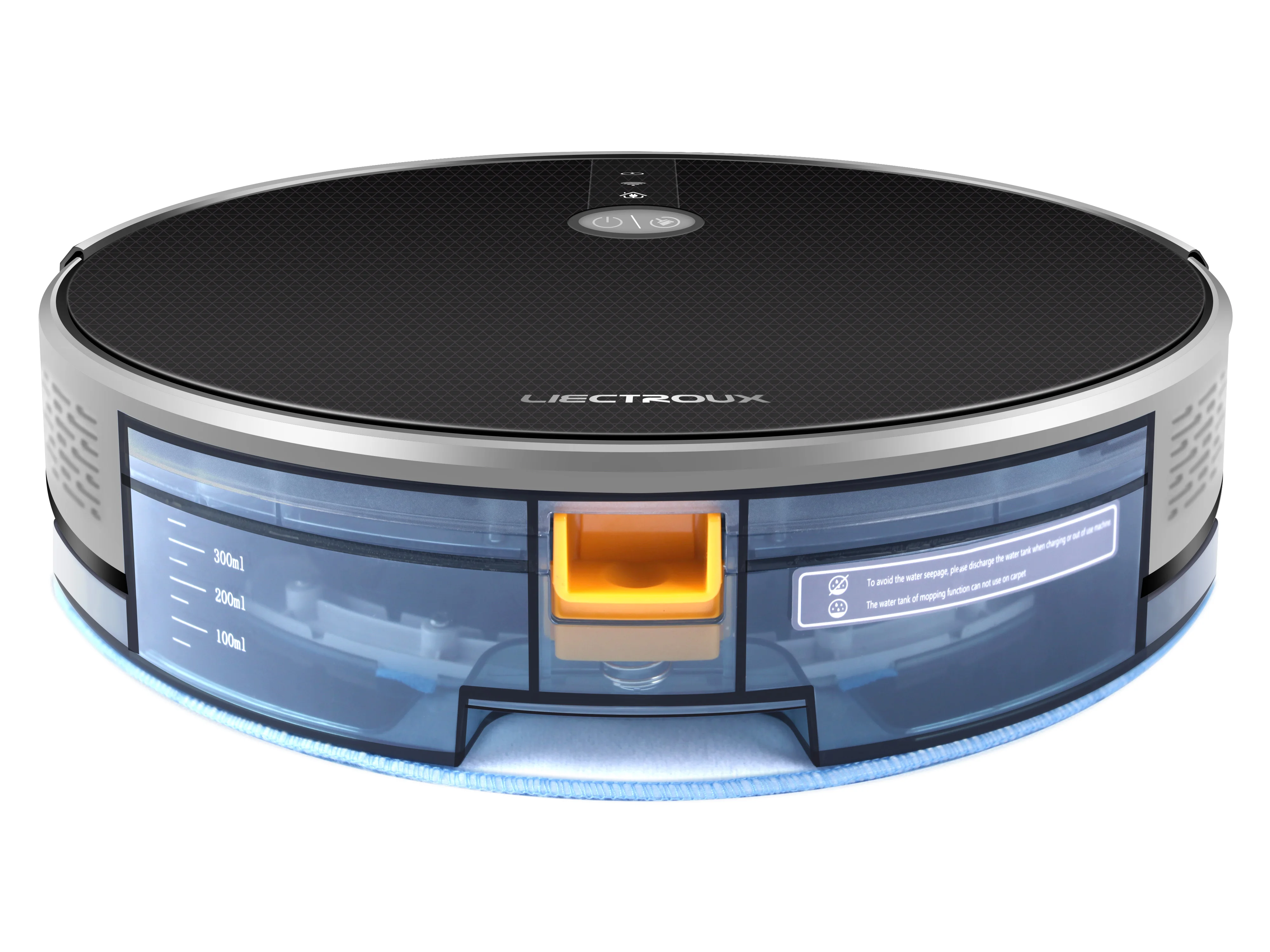 LIECTROUX C30B Odkurzacz Robota with Map Navigation Strong Suction Electric Water Tank Thin and Light Design Silkscreen