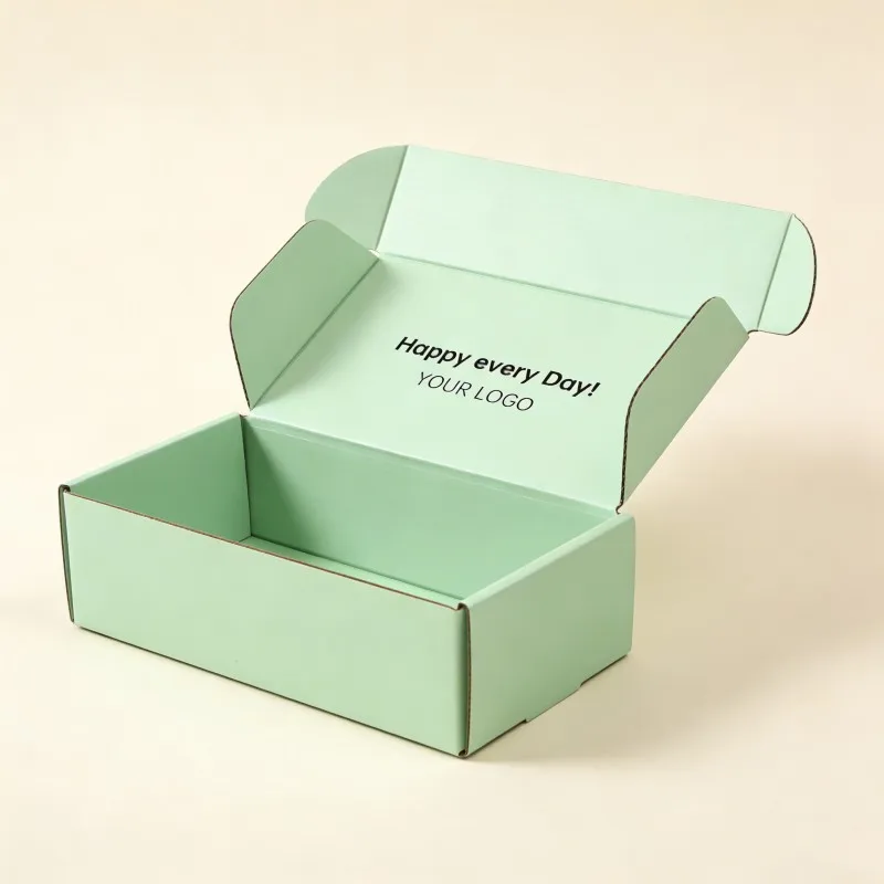 Scatola a forma di aeroplano in cartone ondulato personalizzata e molto venduta, stampata su ordinazione con logo, OEM 2026, pieghevole, color rosa, per imballaggio di prodotti per pelle e capelli, in carta kraft