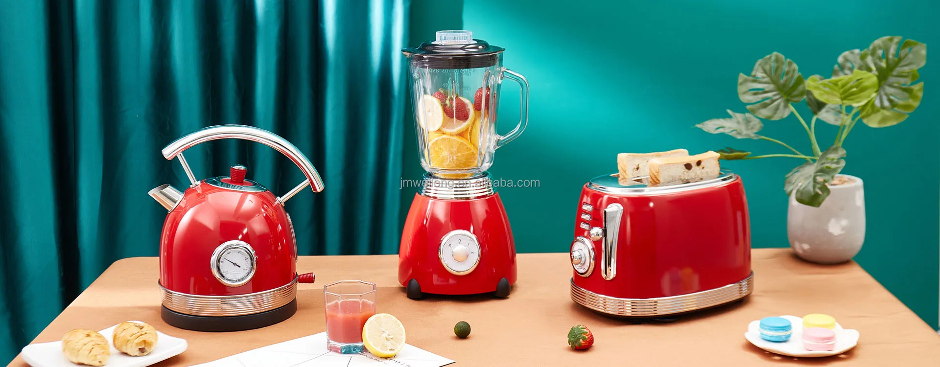 Breakfast Set Stainless Steel Electric Kettle And Electric Toaster And