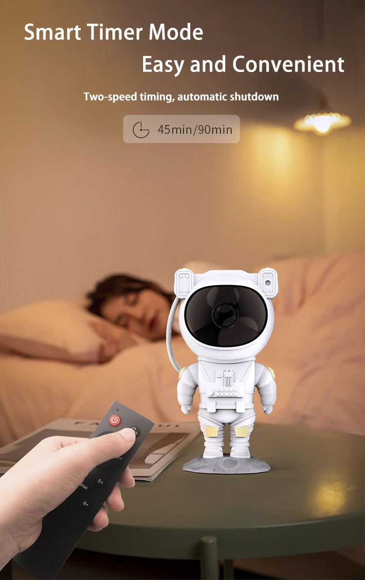 product creative astronaut star projection bedroom laser projection ambient light night light commemorating moon landing star projector-42