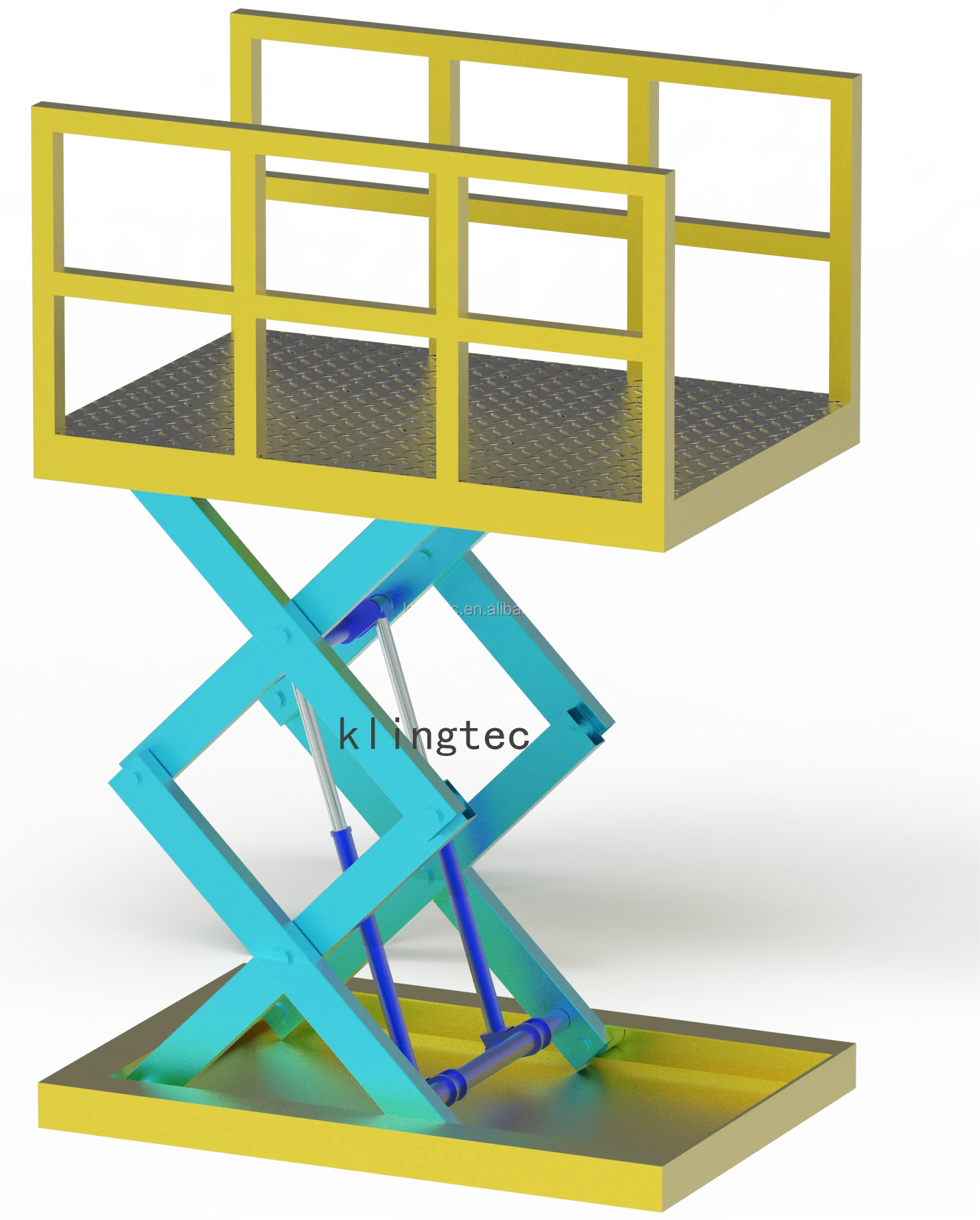 High Quality Stationary Scissor Lift Elevator Lifting Platform Small