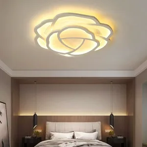 Modern Indoor Home Ceiling Light Creative Flower Shape Lamp for Bedroom & Living Room for Decorative Lighting