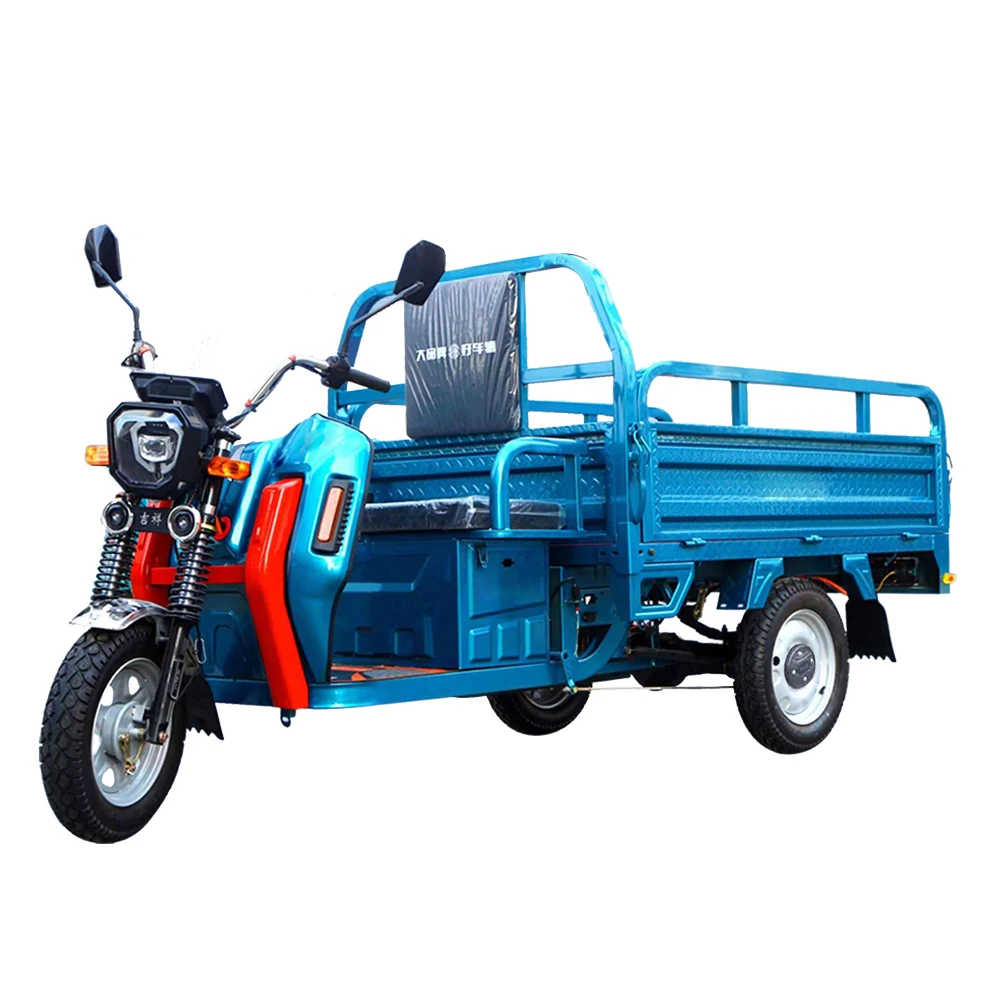 160cm Sanjie 1200w/1500w High Power Open Cargo Electric Tricycles ...