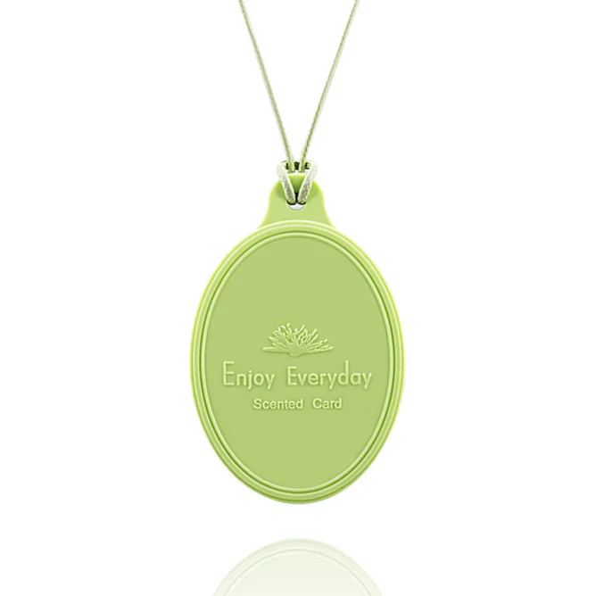 Car Air Mirror Hanging Perfume Rubber Plastic Scented Cards Perfume Cheap Custom Car Air Freshener Aroma Plastic Card