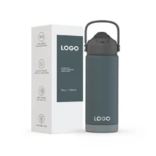 Wholesale Double Wall Insulated Vacuum Flask Metal Stainless Steel Water Bottles with Custom Logo