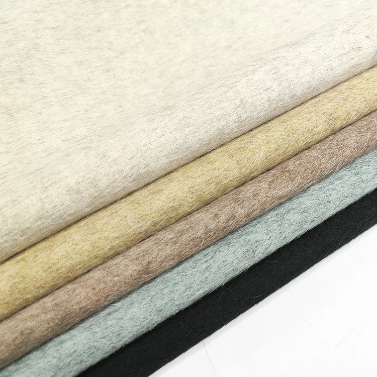 Двухсторонняя шерстяная Смешанная кашемировая Ткань Альпака