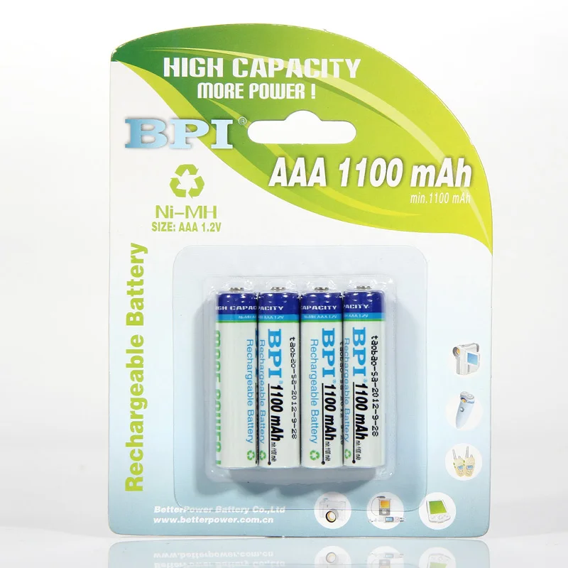 Ni MH AAA 1100 Mah.