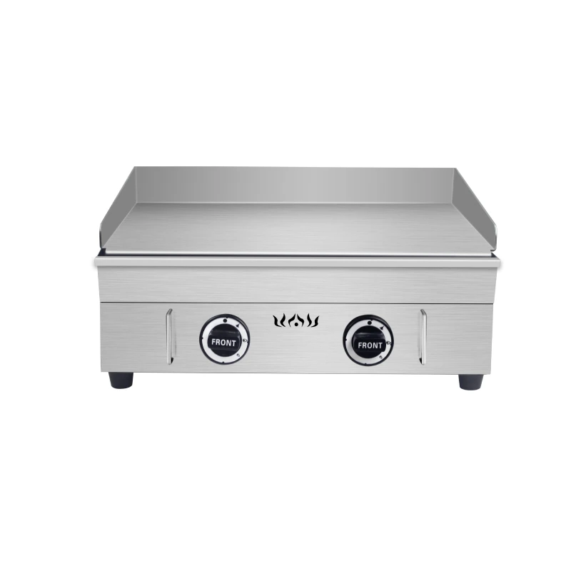 Manufacturer Hot Plate 54CM Stainless Steel Gas Griddle for Sale Commercial  Kitchen Equipment