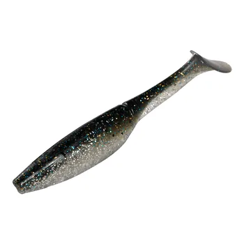 PVC Sinking Sea Fishing Lure Paddle Tail Swimbait Colorful Walleye Zander Bass Soft Plastic Shad Baits – Soft Lure – view 2