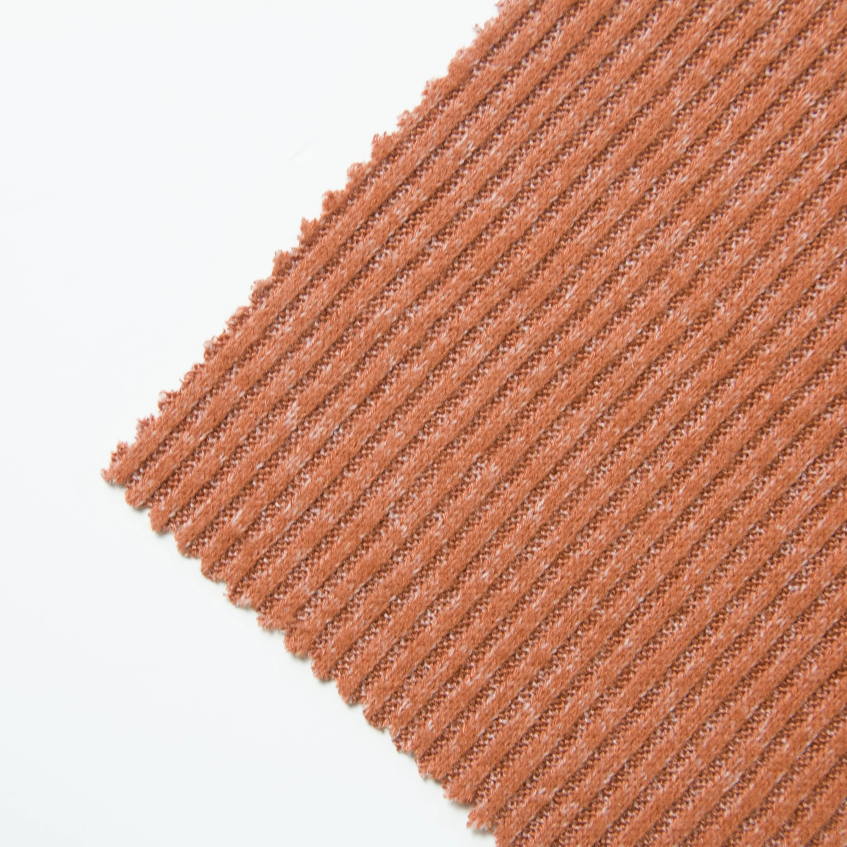 Высокое качество, низкая цена, средний вес, вискоза, полиэстер, спандекс, 2*2 рубчик, меланжевая ткань, одна сторона, Матовый для одежды