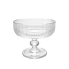 Tazza di vetro trasparente per gelato