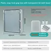 600X400X220MM Transparent cover with inner door