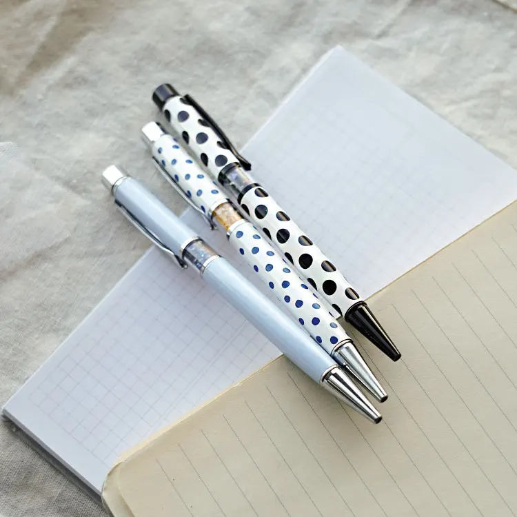 Роскошный подарок, рекламная акция, индивидуальная печать логотипа, милая металлическая шариковая ручка с кристаллами и стразами