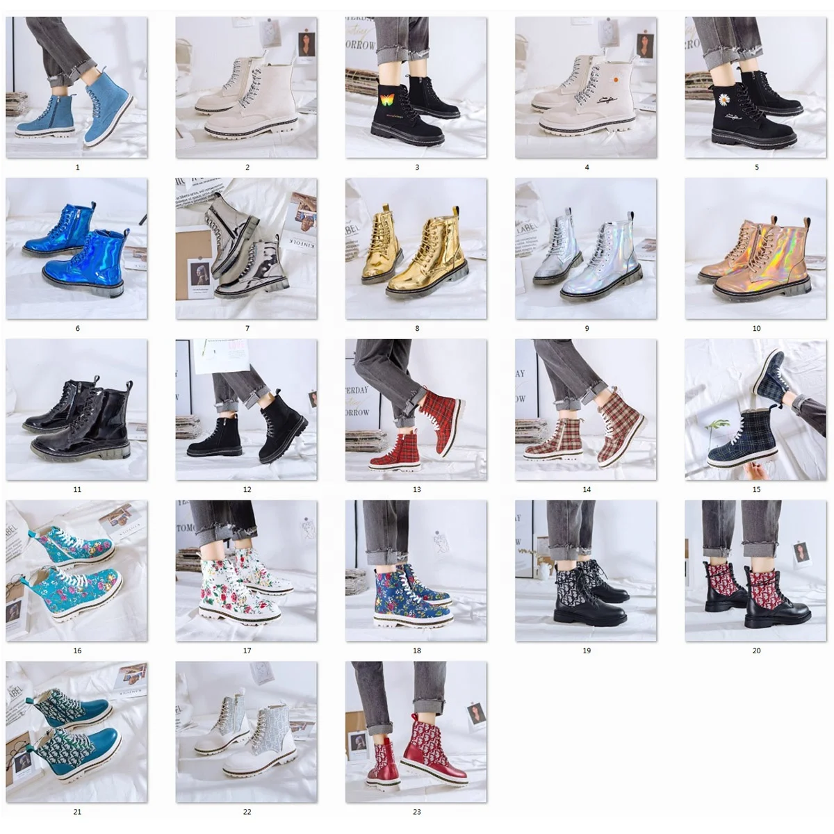 
 Женские ботинки на платформе 2021, зимние кожаные ботинки, женская обувь, Ботильоны на каблуке  