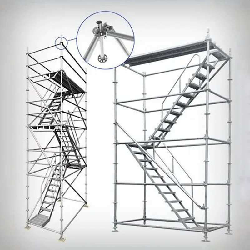 Professional Formwork Steel Ladder Frame Aluminum Mobile Metal Stair ...