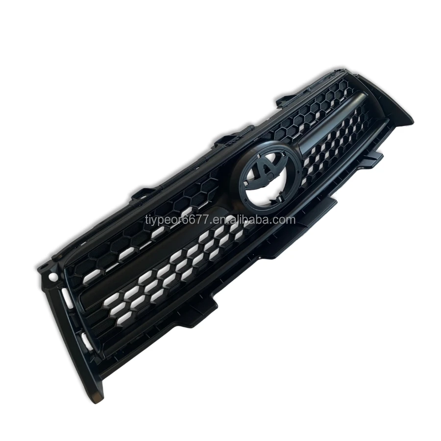 product tiypeor replacement grille for 2009   2012 toyota rav4 20t front bumper grille assembly black abs grille-4