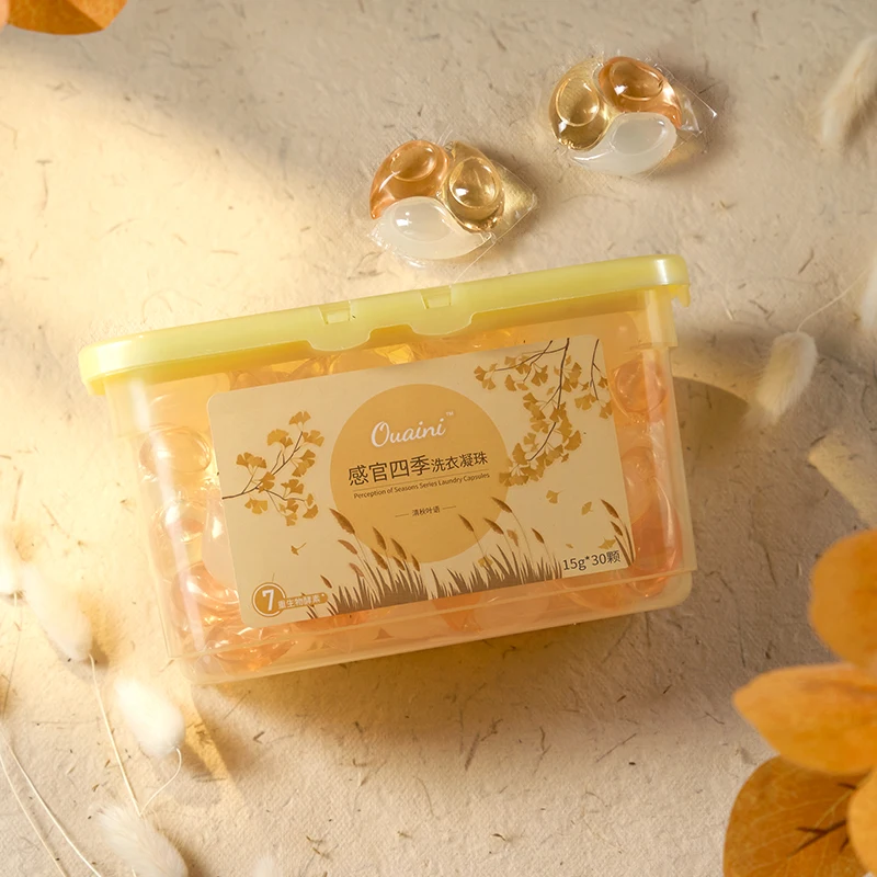 Небиологические все в одном, капсулы для стирки лаванды и ромашки оригинального цвета