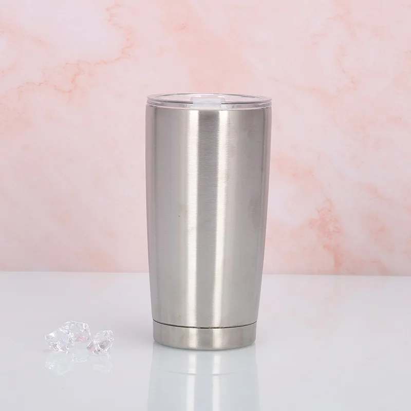 20oz Stainless Vacuum Insulated Travel Tumbler Mug Double Wall Coffee Cup for Hot Cold Beverages Car Outdoor Wholesale Custom