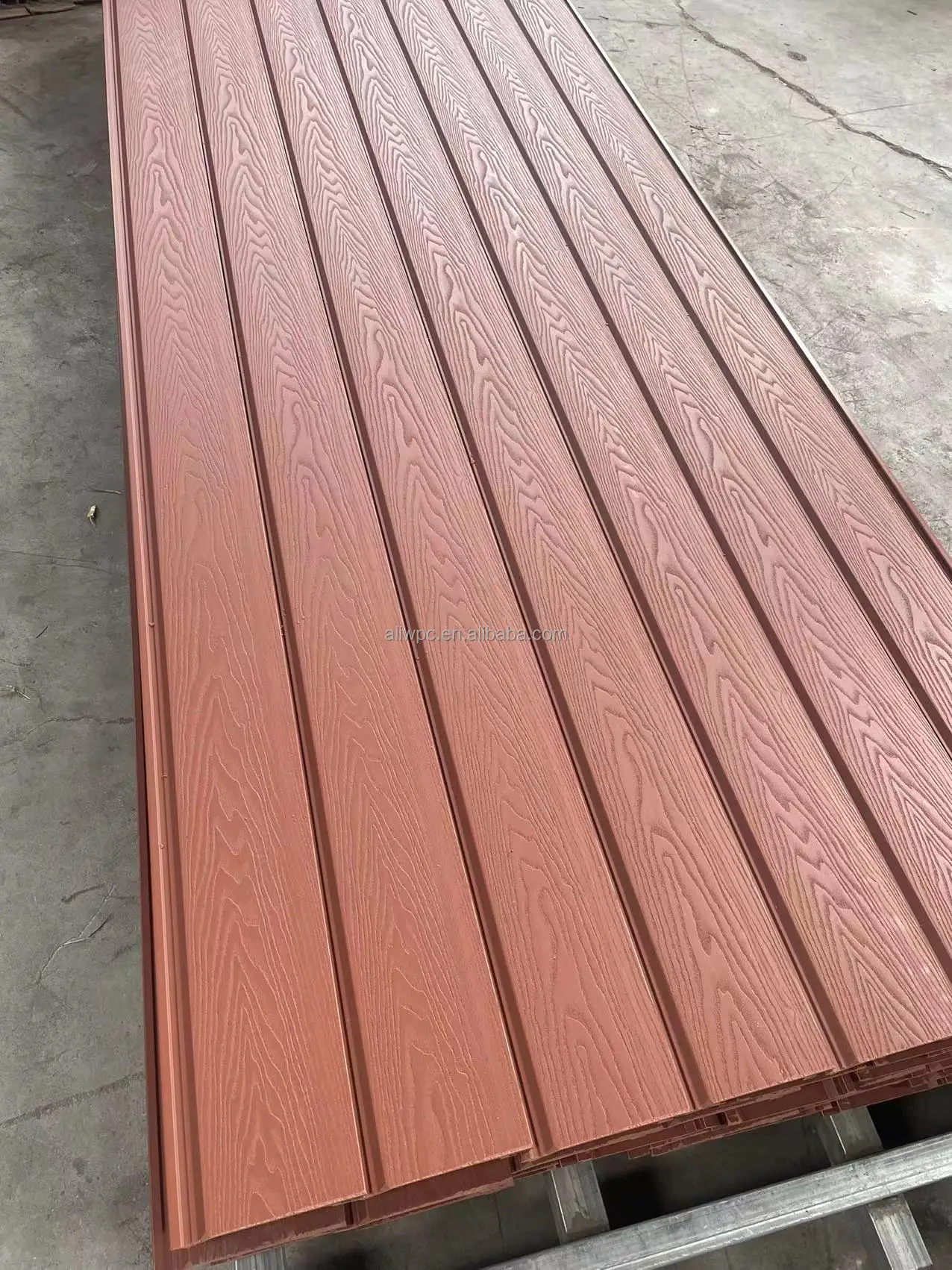 Exterior Wpc Wall Panel Outdoor Cladding Wpc Louvers Wood Cladding Wall