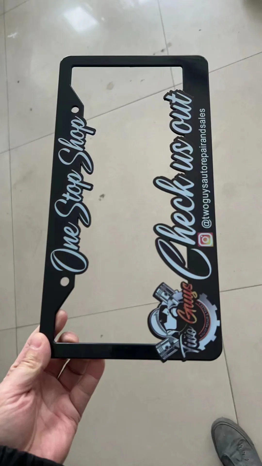 Wholesale Custom Uv Printing Car License Plate Frames Buy License