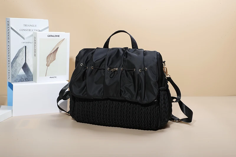 2023 Hot Sell Water Resistant Nylon Baby Bags Multifunctional Fashion
