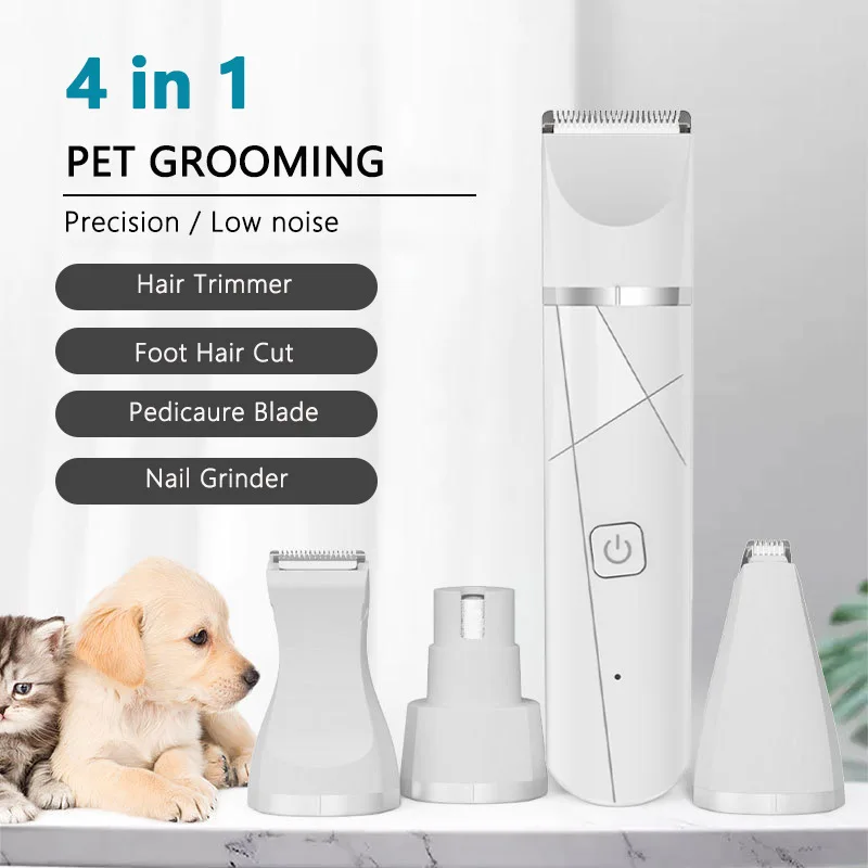 Pet Electric Scissors Usb Rechargeable Cat And Dog Shaving And ...