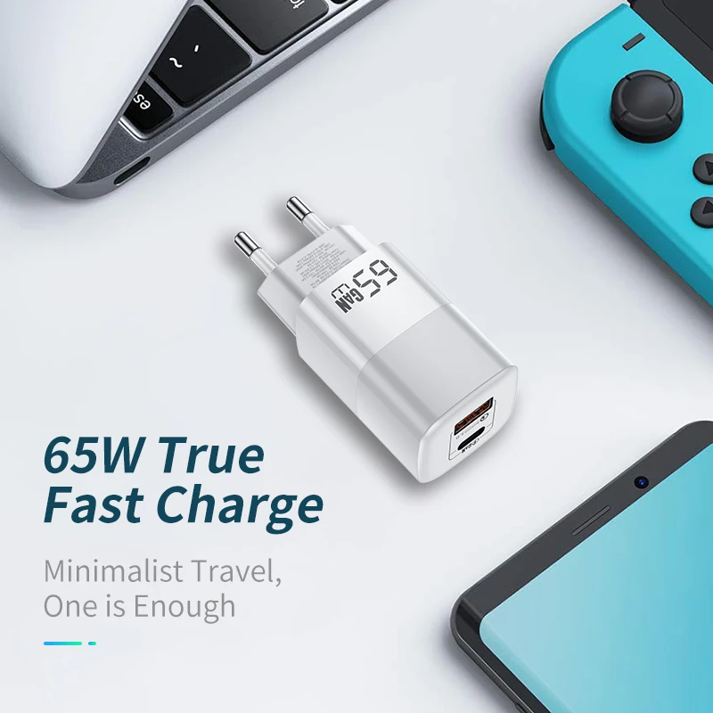 KUULAA 65W Gan Charger Fast, Universal Charging Solution