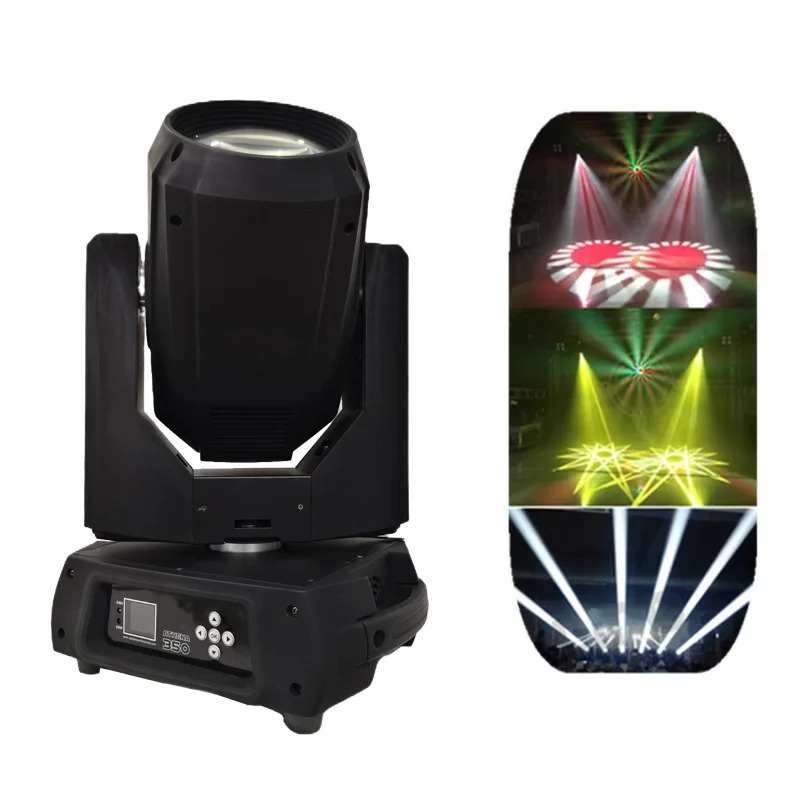 Professional 350w DMX Beam LED Moving Head Lights Night Club Stage Lighting Equipment for Ceiling Decoration