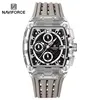 10 Clear Case Black Dial Gray Band