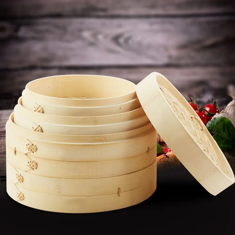 wholesale dim sum HQ-bamboo disposable steamed bun steamer