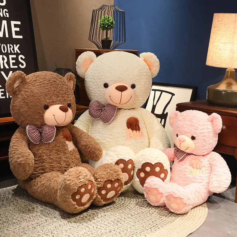Wholesale Teddy Plush Bear Soft Toy Custom Big Animal for Birthday Gift Made of Polyester with PP Cotton Filling