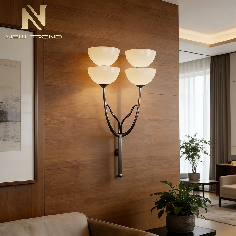 Applique murale CPL-477 moderne inspirée d’une branche d’arbre organique – Éclairage LED sculptural mat noir pour hall d’hôtel et couloirs