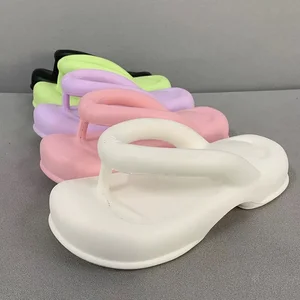 Factory Wholesale Women's Shoes Flip-flops Eva Men's Couple European and American Women's Flip-flops