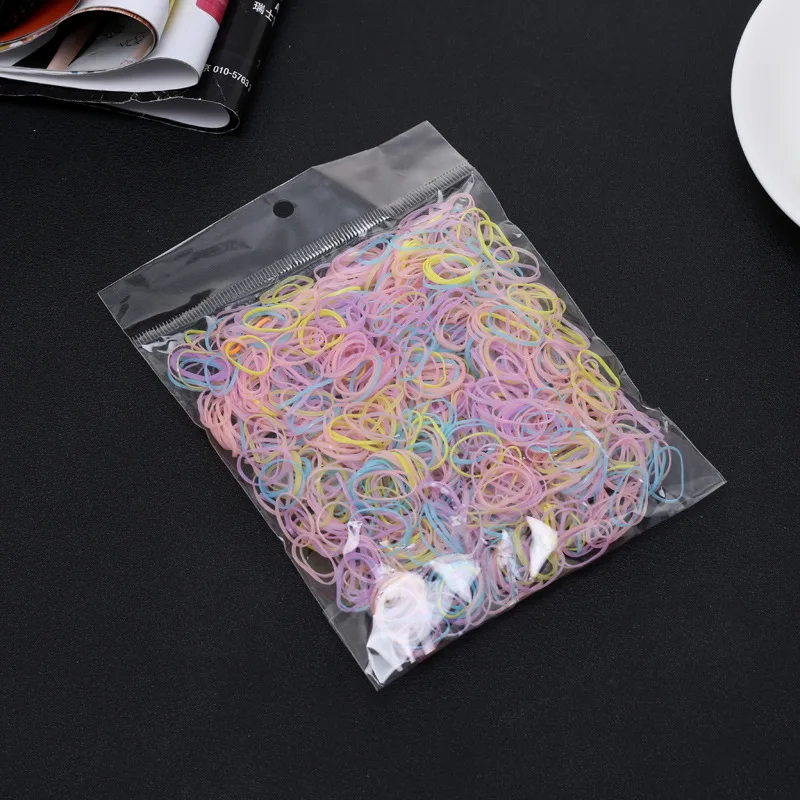 10000 Clear TPU Ponytail Holders With Elastic Rubber Bands DHL