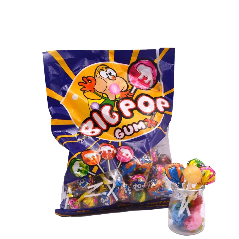 Big Pop Gum Hard Lolllipop Candy With Gum Inside For Sale Buy Hard
