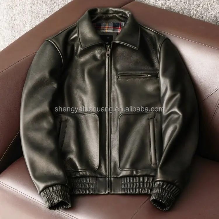 Pakistan Leather Jackets For Men Real Leather Custom Jacket With Long