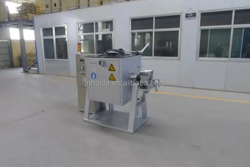 Lab University Testing 50 KG Aluminum Melting Holding Crucible Furnace for Aluminum Ingot
