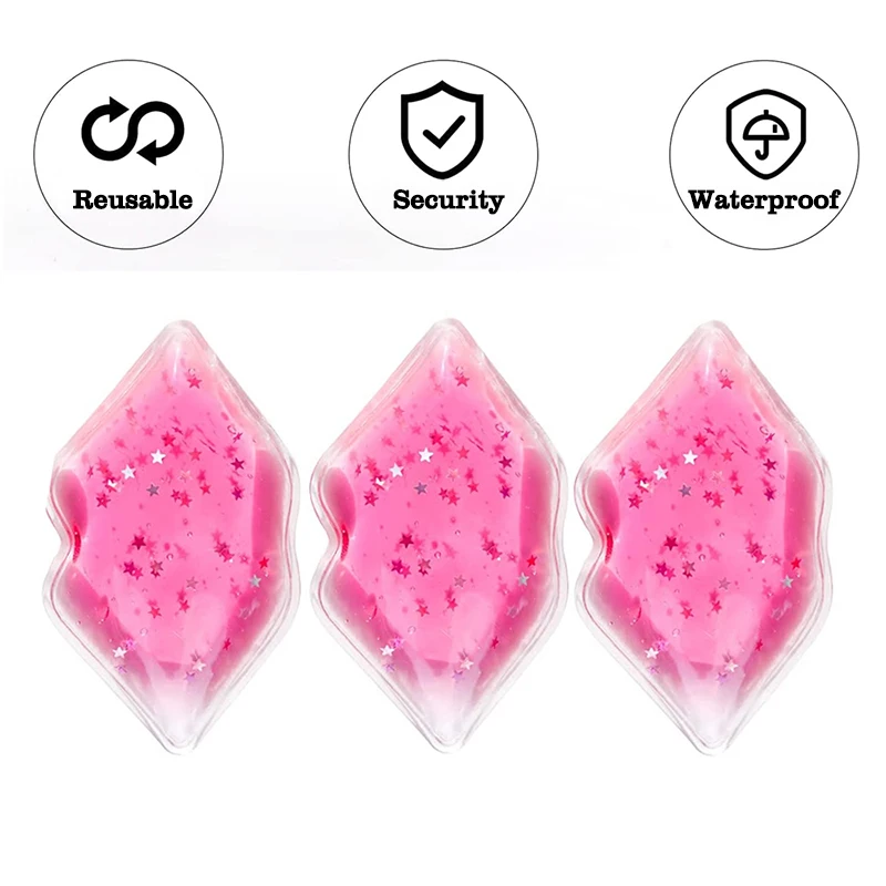 custom small cool lips gel pad cold compress for lip surgery swelling lip coolers ice gel pack