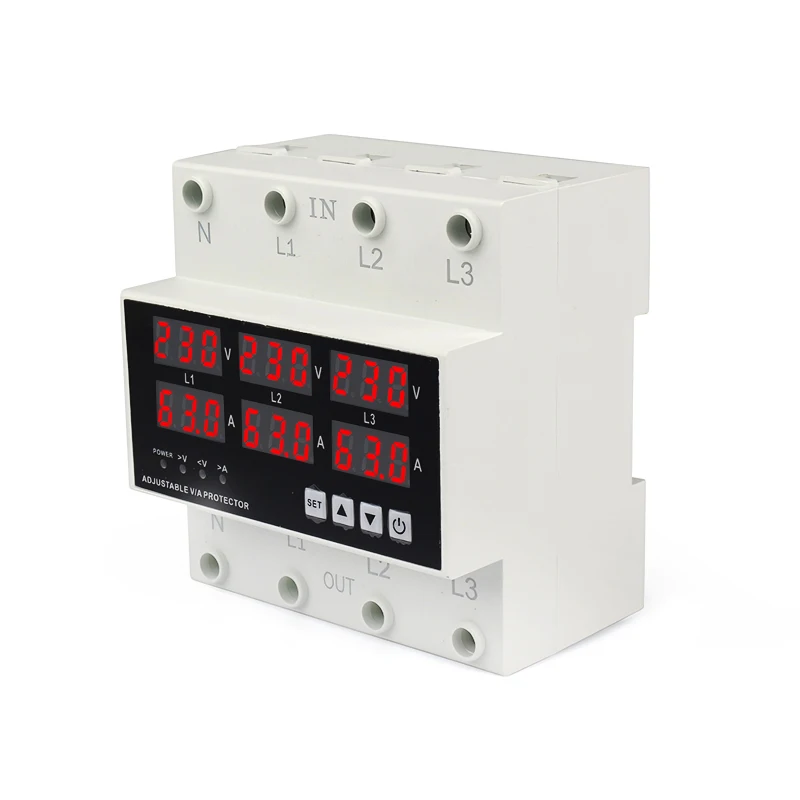 Copper Automatic Transfer Switch ATS 63A 80A 100A Three-Phase AC Over ...