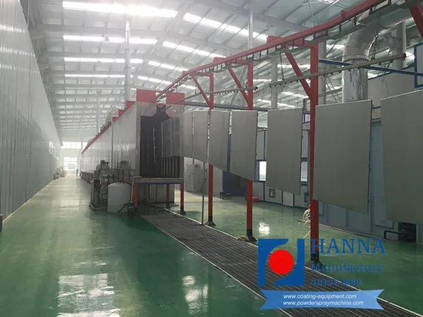 
Промышленная автоматическая линия порошкового покрытия, установка для порошкового покрытия 