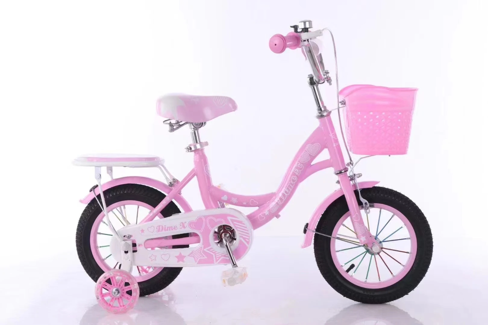 ディーバイク d-bike MASTER12 Baby Pink 子供 自転車 12インチチャイルドガールMTBプリンセス折りたたみ自転車/四輪